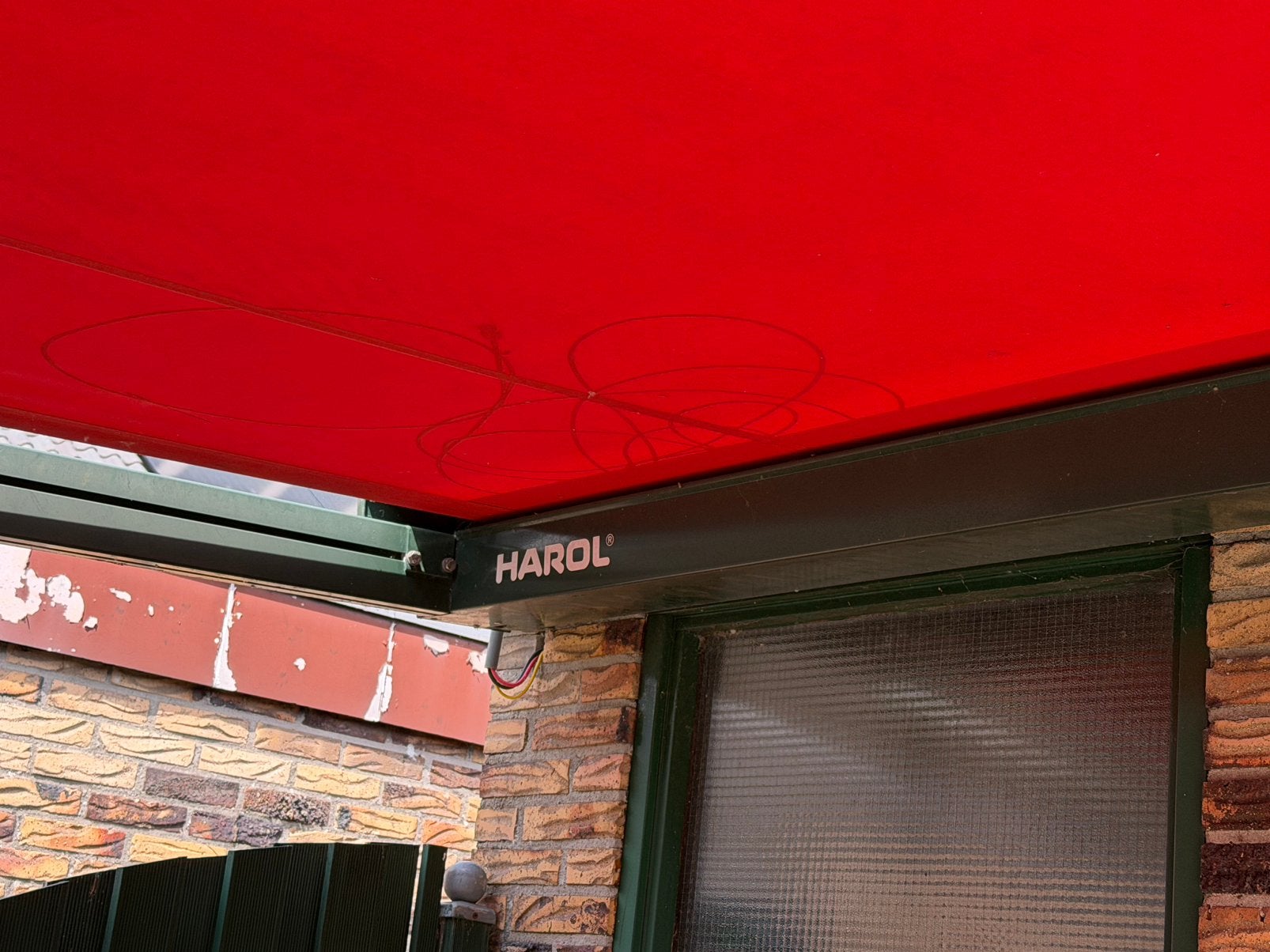 Harol elektrisch zonnescherm 270 x 300 cm, Ophalen of Verzenden, 150 tot 300 cm, Knikarmscherm, Nieuw