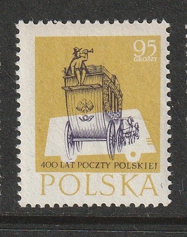 Polen 1958 - Post Service, Ophalen, Polen, Postfris