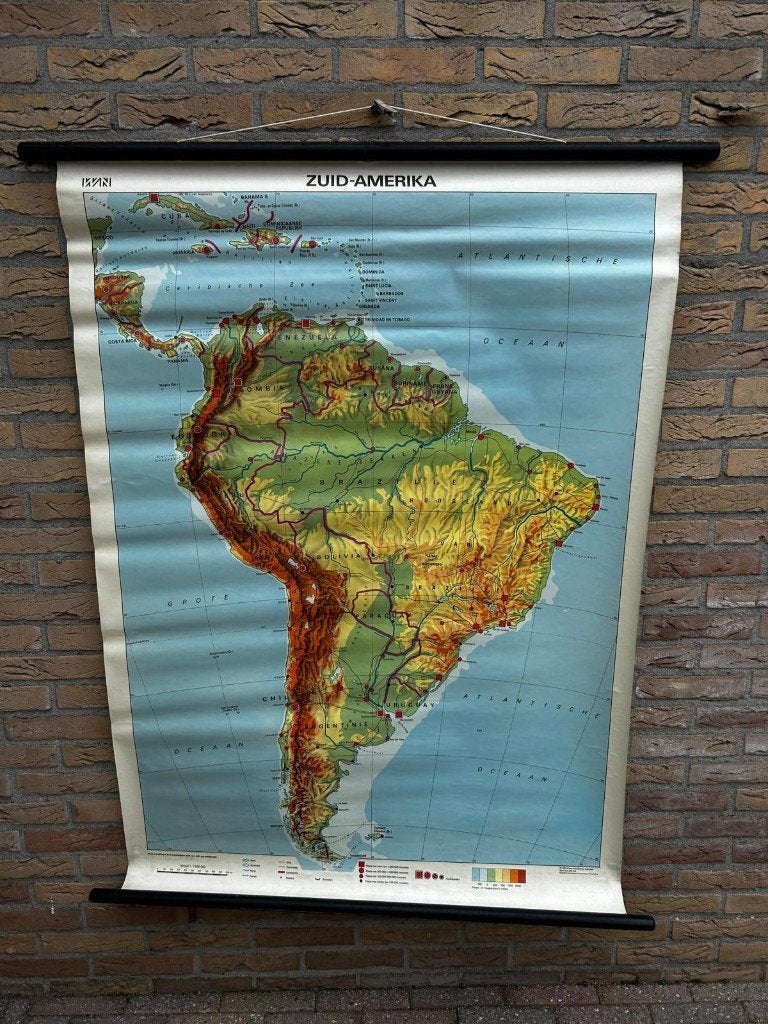 Zuid-Amerika, Ophalen of Verzenden, Aardrijkskunde