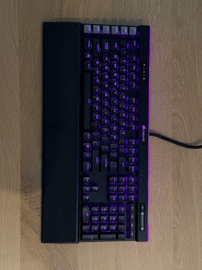 Corsair K95 RGB Platinum | Mechanisch RGB Gaming Toetsenbord, Computers en Software, Ophalen of Verzenden, Zo goed als nieuw, Qwerty