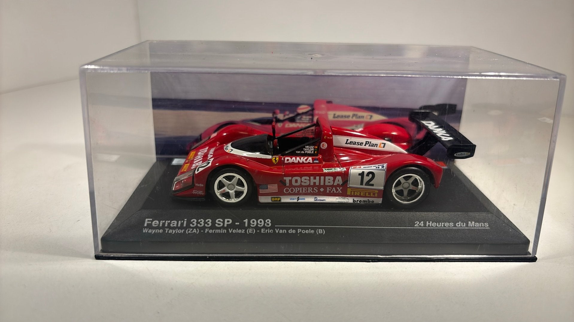 Ferrari 333 sp 24h du mans 1998 atlas 1.43, Overige merken, Auto, Ophalen of Verzenden, A