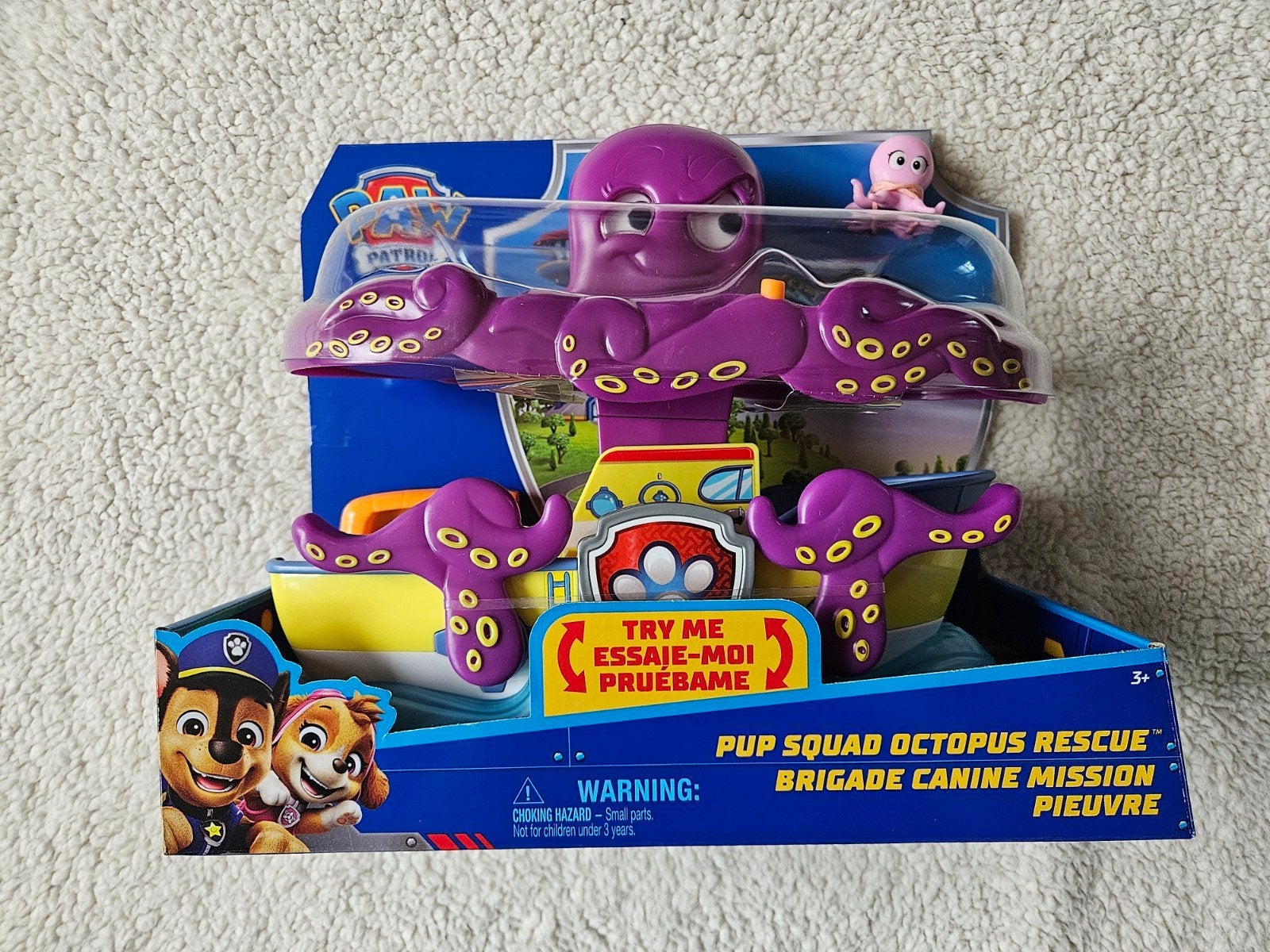 Paw Patrol Pup Squad Octopus Rescue Speelset Nieuw, Ophalen of Verzenden, Nieuw, Jongen of Meisje