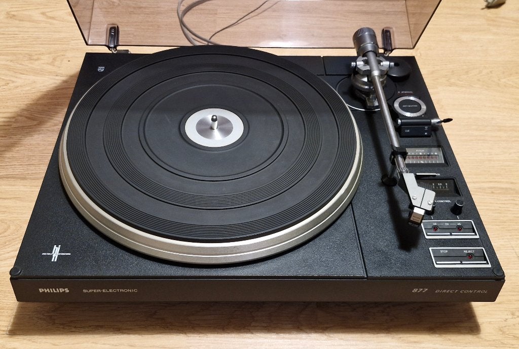 Philips 877 Direct Control Platenspeler - Nieuwe Naald/Snaar