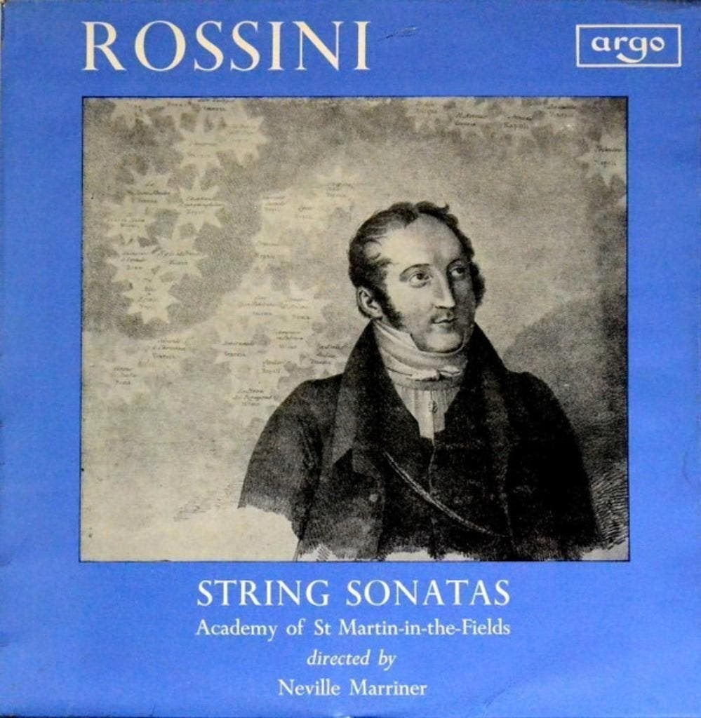 Rossin Neville Marriner String Sonatas, Kamermuziek, Ophalen of Verzenden, Zo goed als nieuw, 12 inch