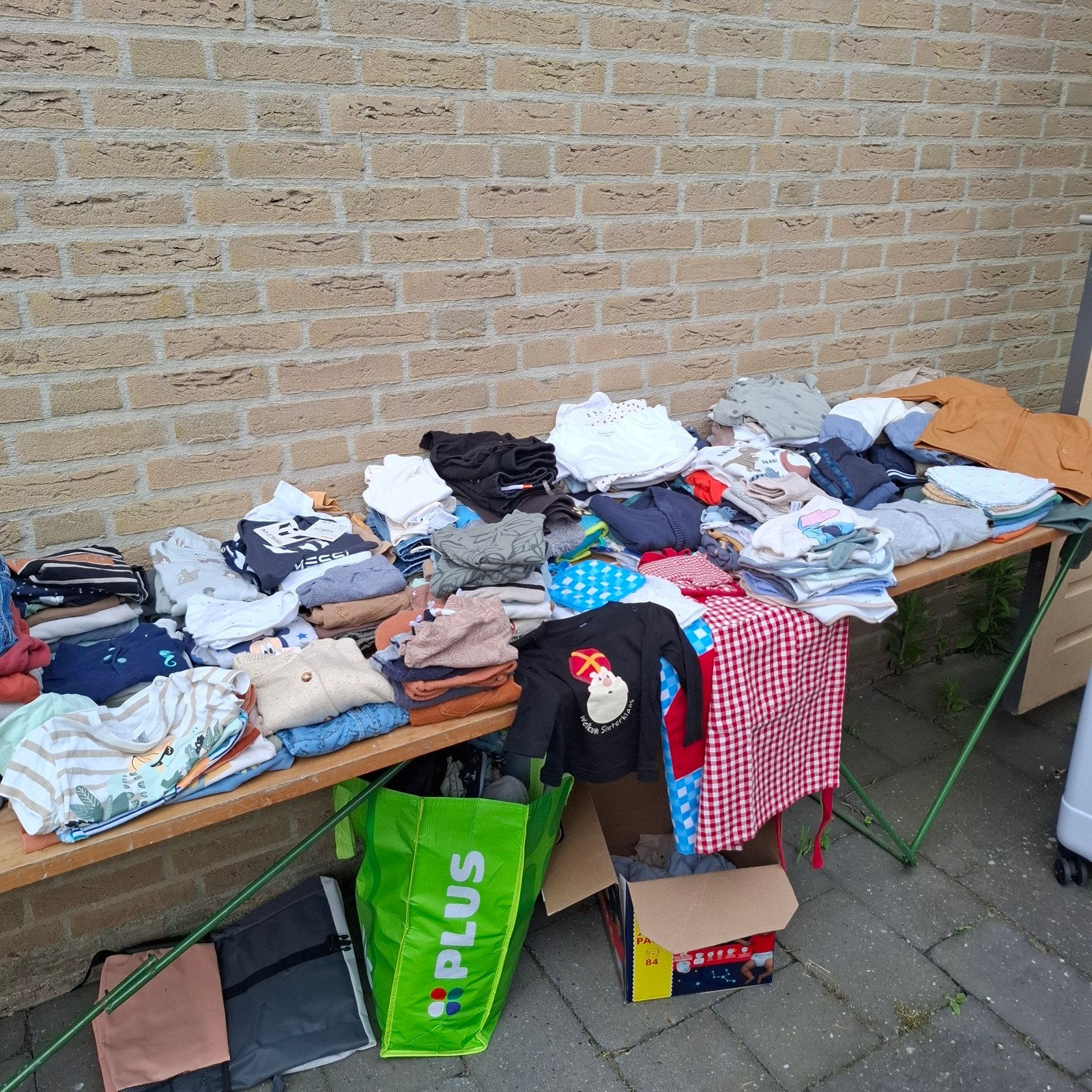Grote partij baby- en kinderkleding (jongen), Kinderen en Baby's, Babykleding | Overige, Ophalen, Gebruikt, Diverse merken, Jongetje of Meisje