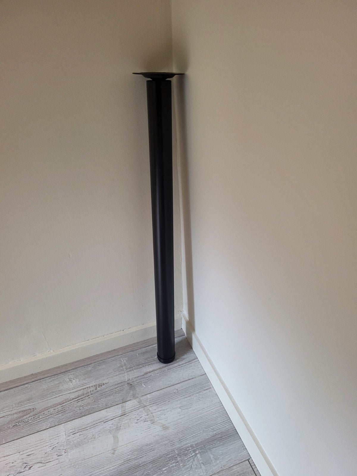 2x verstelbare tafelpoten, Ophalen, 50 tot 100 cm, Rond, Nieuw
