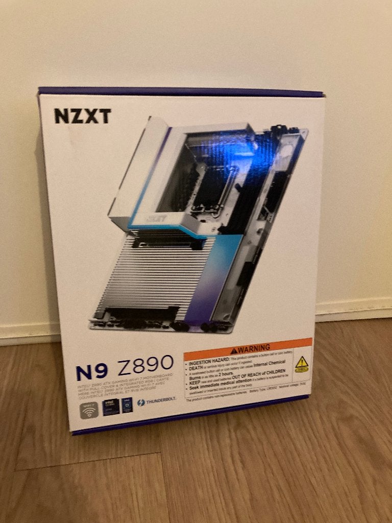 Brand New: NZXT N9 Z890 - Matte White moederbord, Computers en Software, Moederborden, LGA 1851, Nieuw, Ophalen of Verzenden, ATX