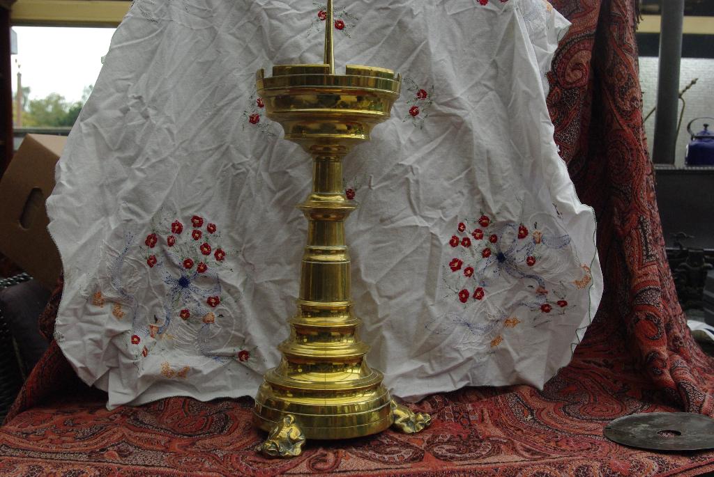 Kandelaar ( Brons, Antiek en Kunst, Ophalen of Verzenden, Brons