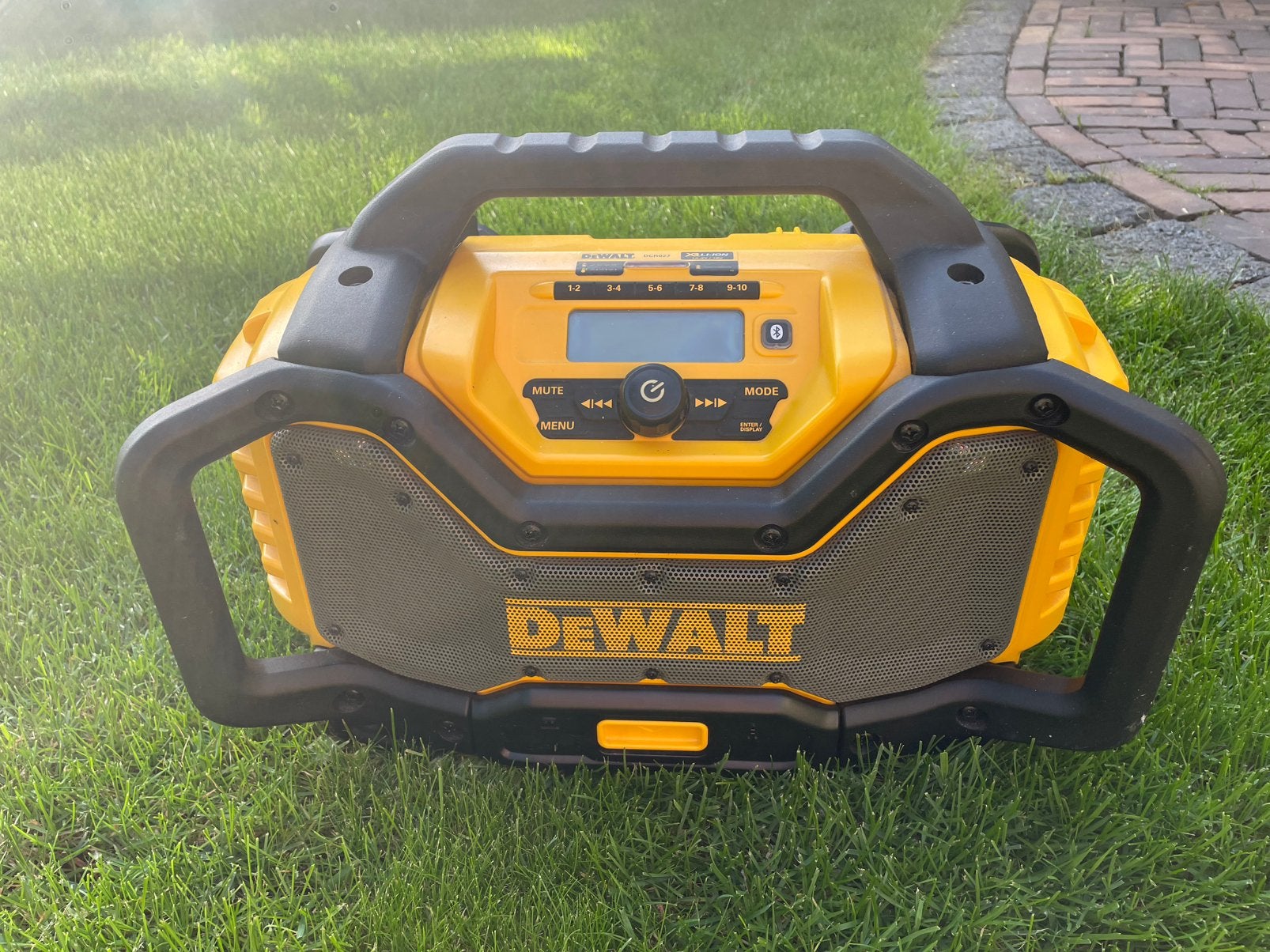 Bouwradio De Walt, Audio, Tv en Foto, Radio's, Ophalen, Gebruikt, Bouwradio