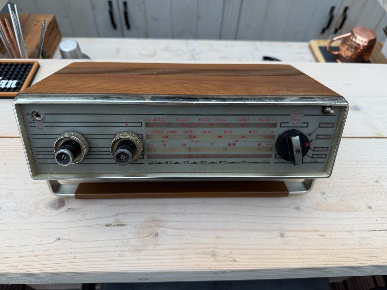 Vintage Philips P5X54T/04 Transistorradio (1964), Audio, Tv en Foto, Ophalen of Verzenden, Gebruikt, Transistorradio