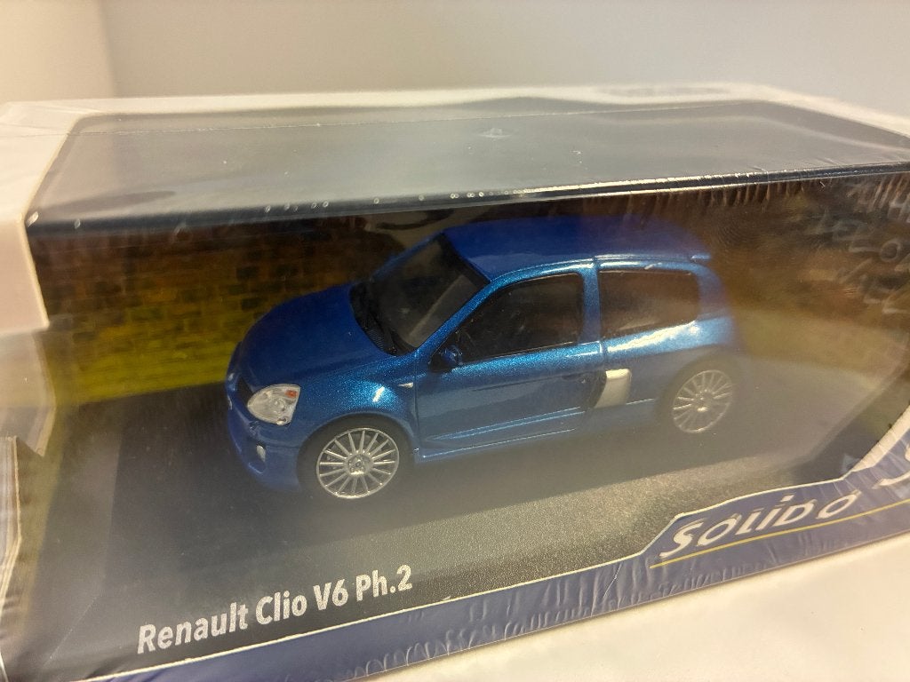 27164: Renault Clio V6 Phase 2 - 2003 - Solido 1:43, Hobby en Vrije tijd, Solido, Auto, Solido, Nieuw