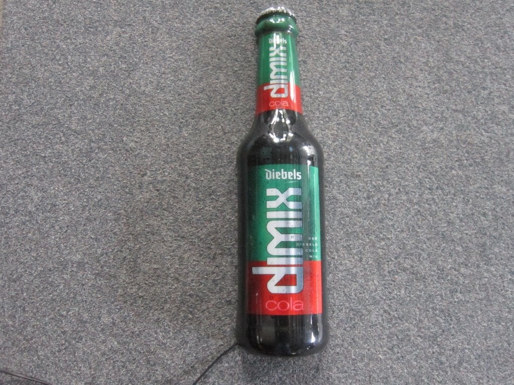 DIEBELS BIER LICHTRECLAME, Verzamelen, Biermerken, Ophalen, Zo goed als nieuw, Overige typen, Overige merken