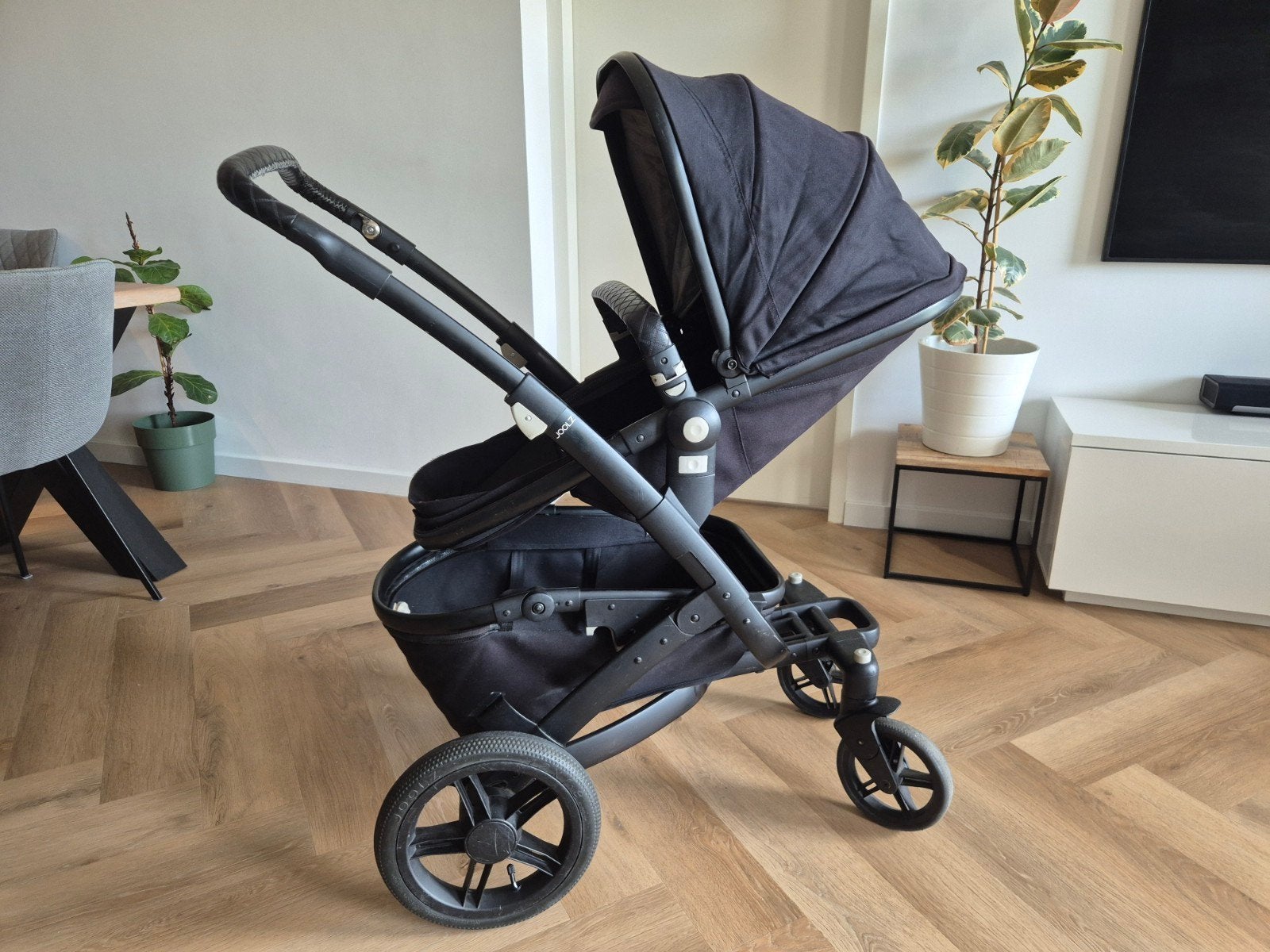 Joolz Geo 1 Zwart Compleet met Maxi Cosi & Accesso, IsoFixx, Kinderen en Baby's, Gebruikt, Met autostoeltje, Combiwagen, Ophalen