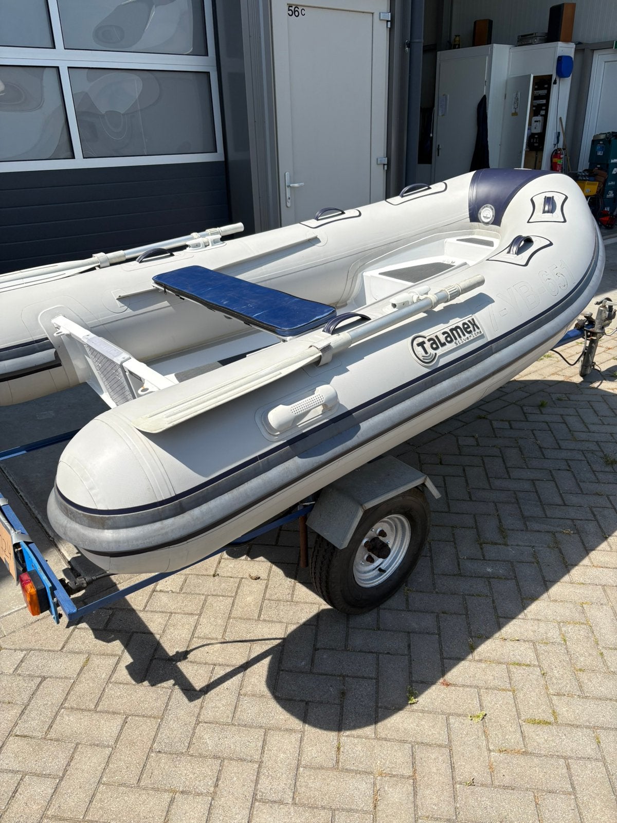 SUPERSTAAT!! Talamex Silverline 270, Watersport en Boten, Ophalen, Aluminium, Zo goed als nieuw, Peddels