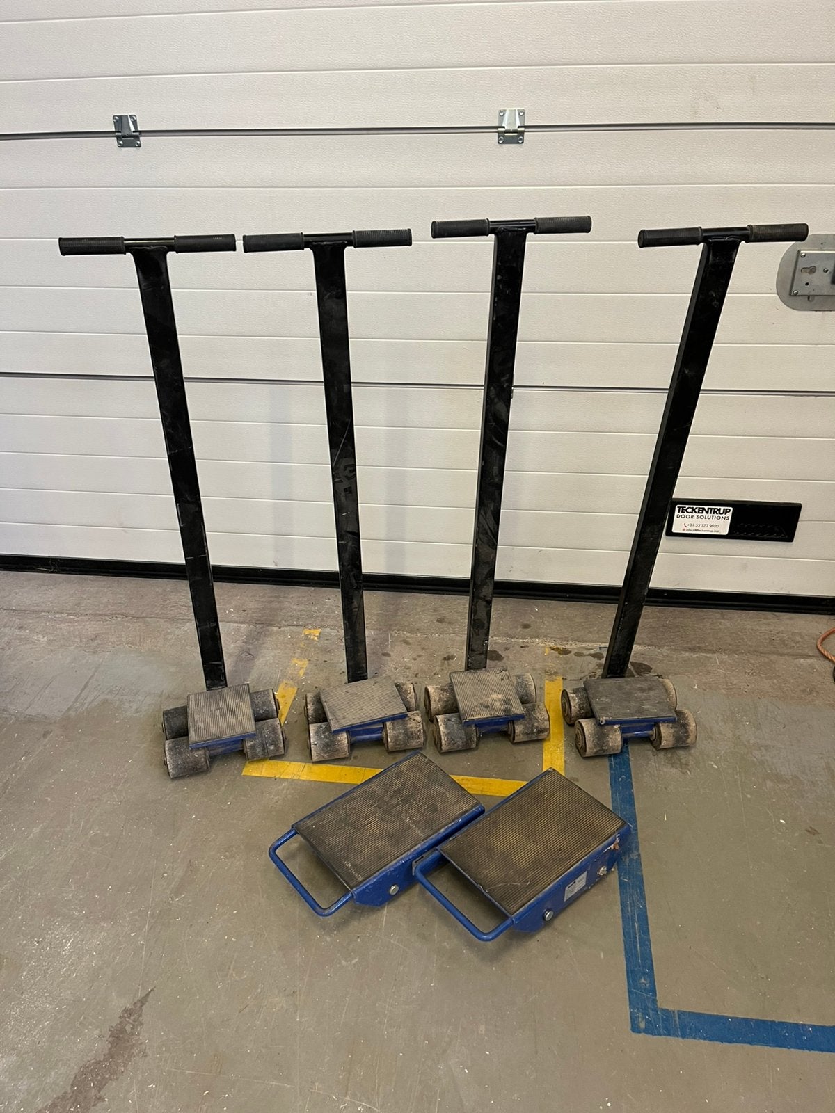 6 Mammuth transportrollen 3 ton, Ophalen, Manueel, Garagekrik, .