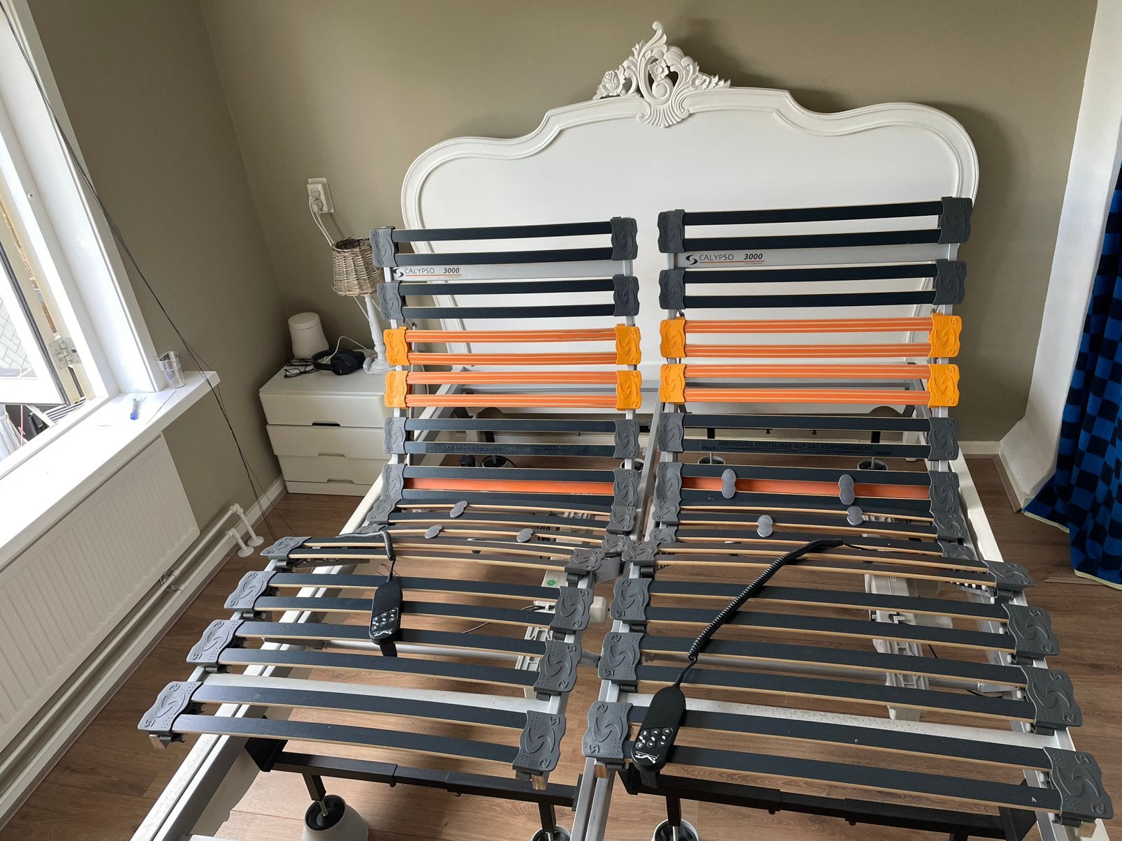 Bed ombouw, Huis en Inrichting, Ophalen, Zo goed als nieuw, Tweepersoons, Hout