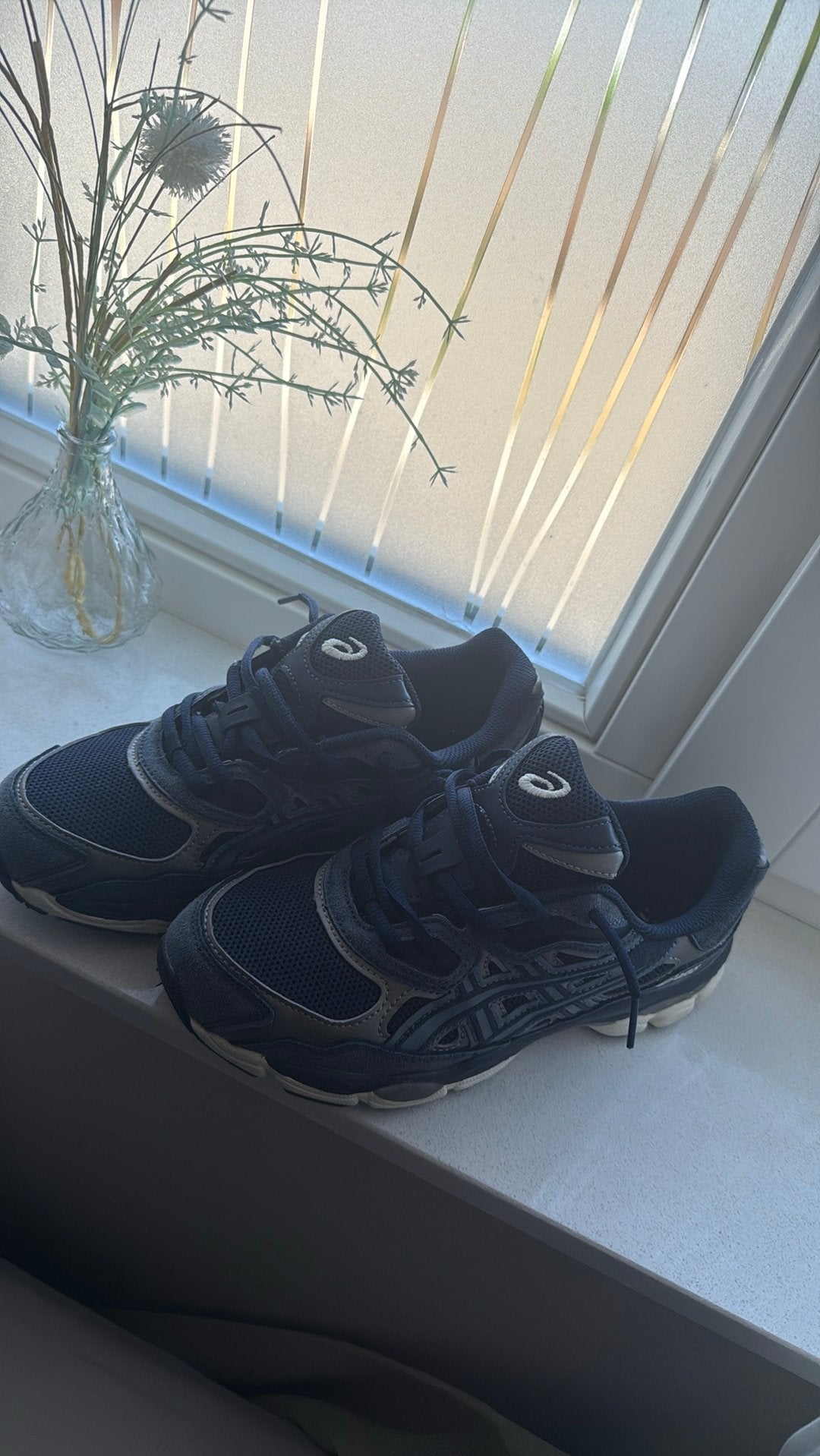 Blauwe asics gel nyc 41,5, Ophalen of Verzenden, Zo goed als nieuw, Blauw