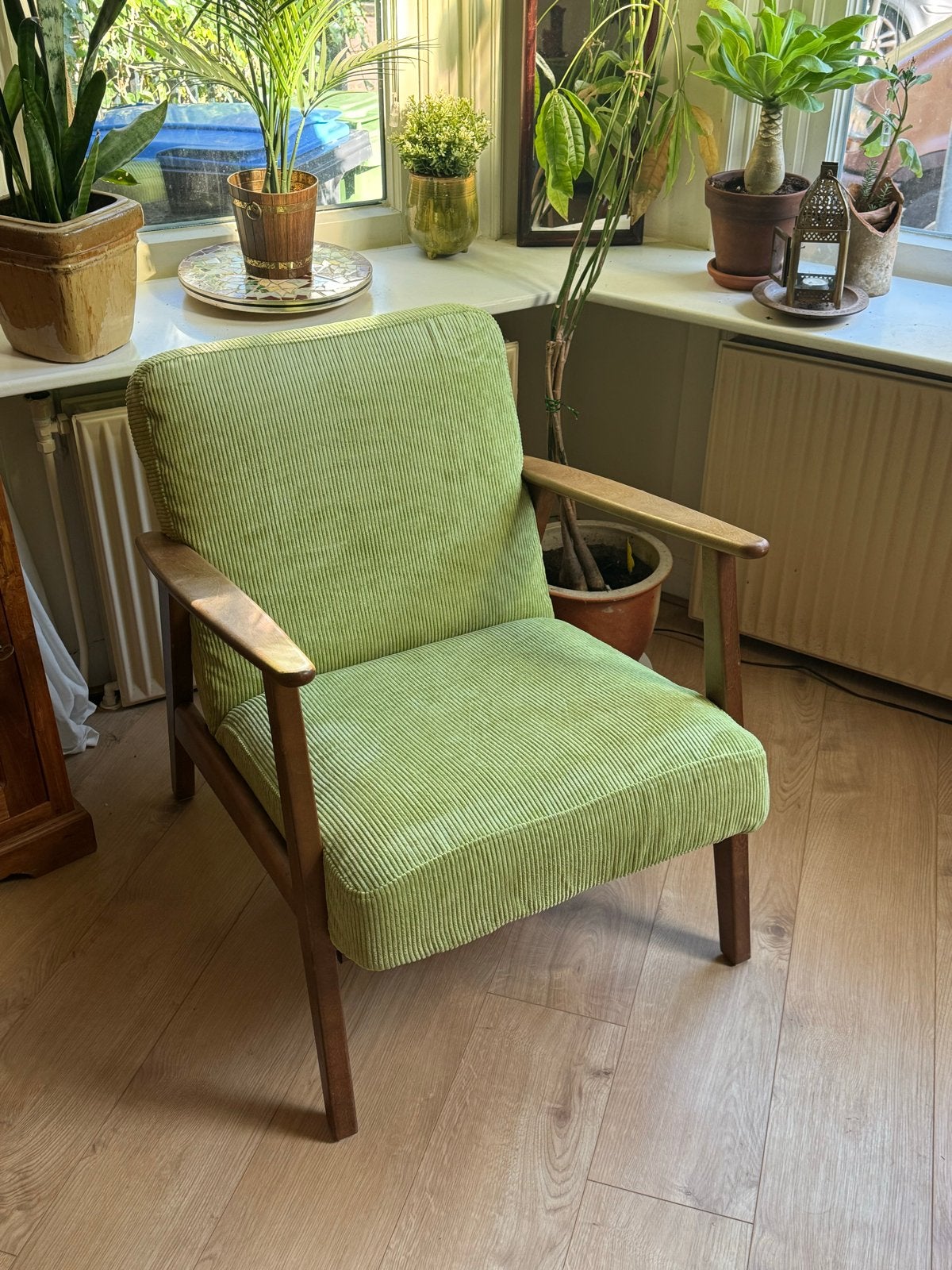 Ikea Ekenaset fauteuil met nieuwe hoes, Ophalen