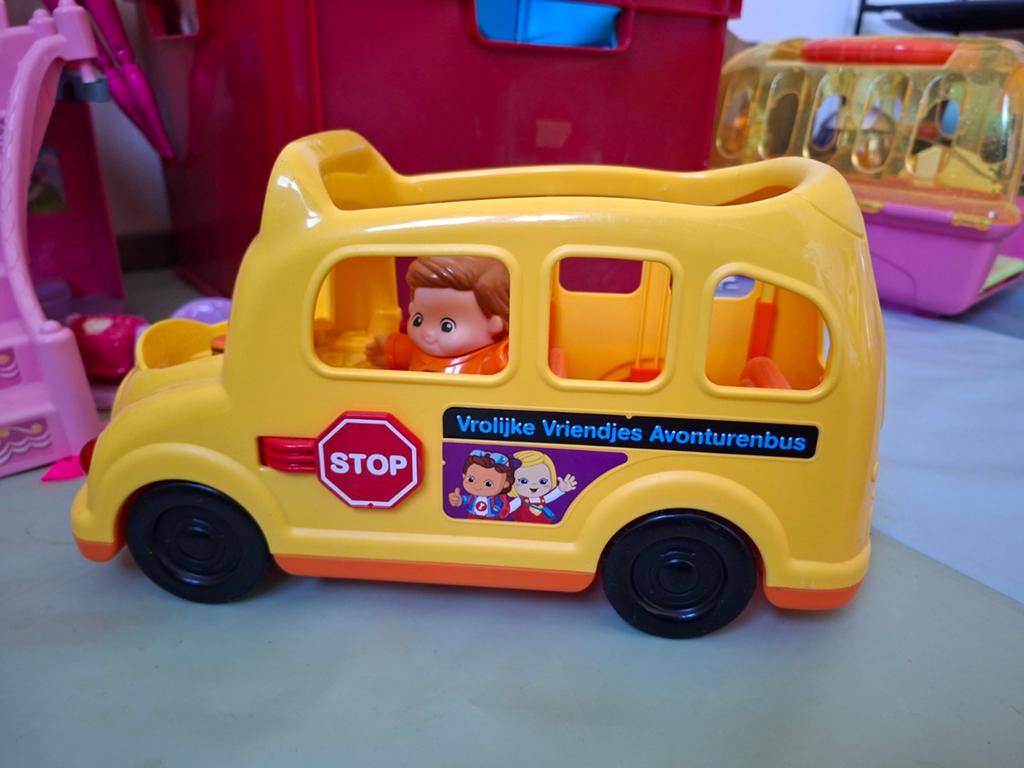 Vtech bus met mannetje, Ophalen, Zo goed als nieuw