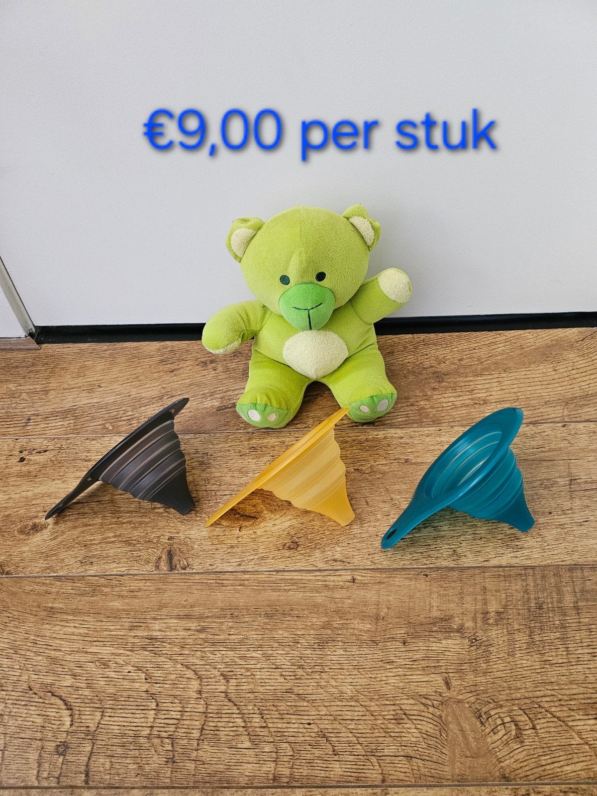 * Tupperware nieuwe opvouwbare trechters, Ophalen of Verzenden, Nieuw, Geel, Overige typen