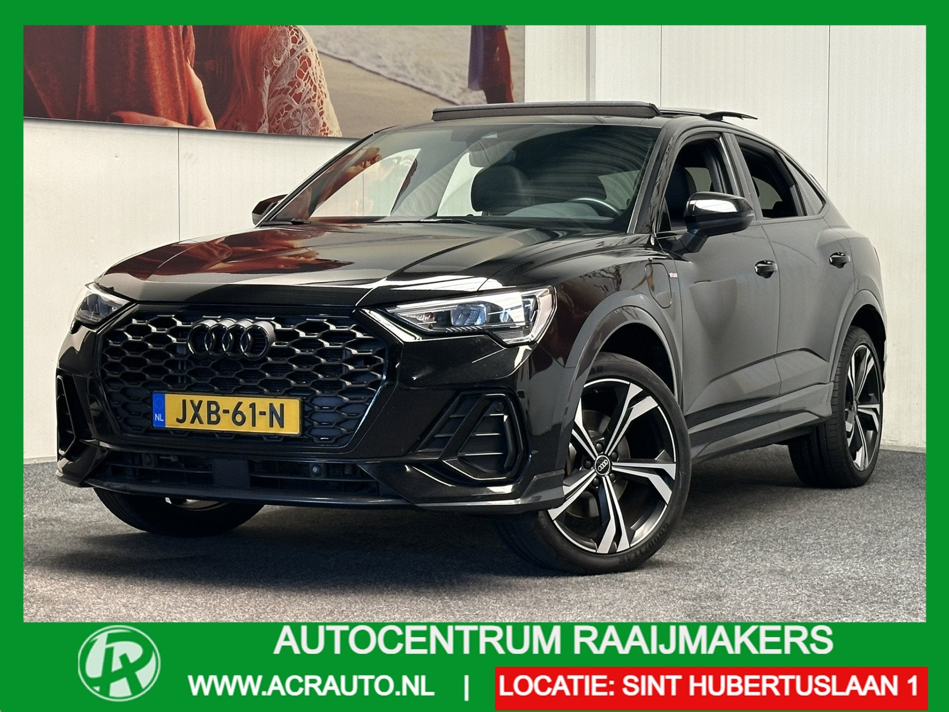 Audi Q3 Sportback 45 TFSI S LINE AUTOMAAT PANORAMADAK NAVIGA, Dealer onderhouden, Gebruikt, Zwart, Zwart