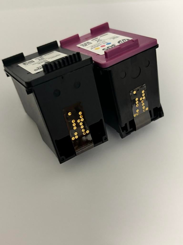 HP Instant Ink 305 Zwart en Kleur Cartridges, Ophalen of Verzenden, Zo goed als nieuw, Cartridge