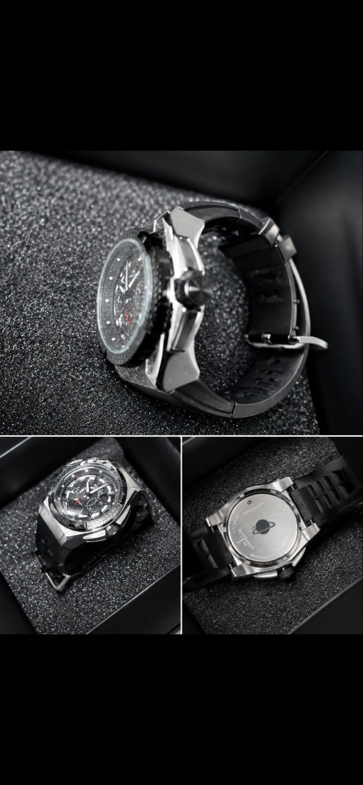 LUXE Rotorcraft RC5101 Herenhorloge - Stoer en Stijlvol, Overige merken, Staal, Verzenden, Polshorloge
