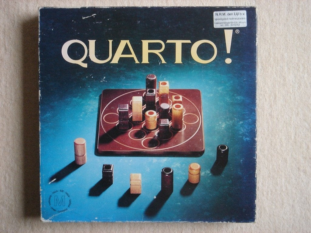 LEUK: Quarto - Houten spel, Hobby en Vrije tijd, Een of twee spelers, Ophalen of Verzenden, Gebruikt, Gigamic