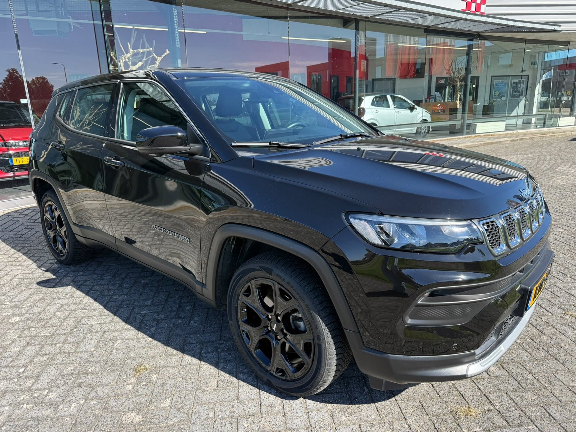 Jeep COMPASS 1.5T e-Hybrid S, Auto's, Gebruikt, 4 cilinders, Zwart, Bedrijf