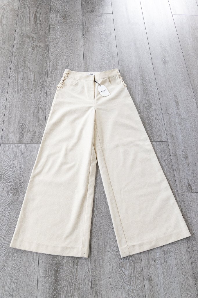 NIEUW Aaiko High waist broek Nore maat S, Aaiko, Beige, Nieuw, Ophalen of Verzenden