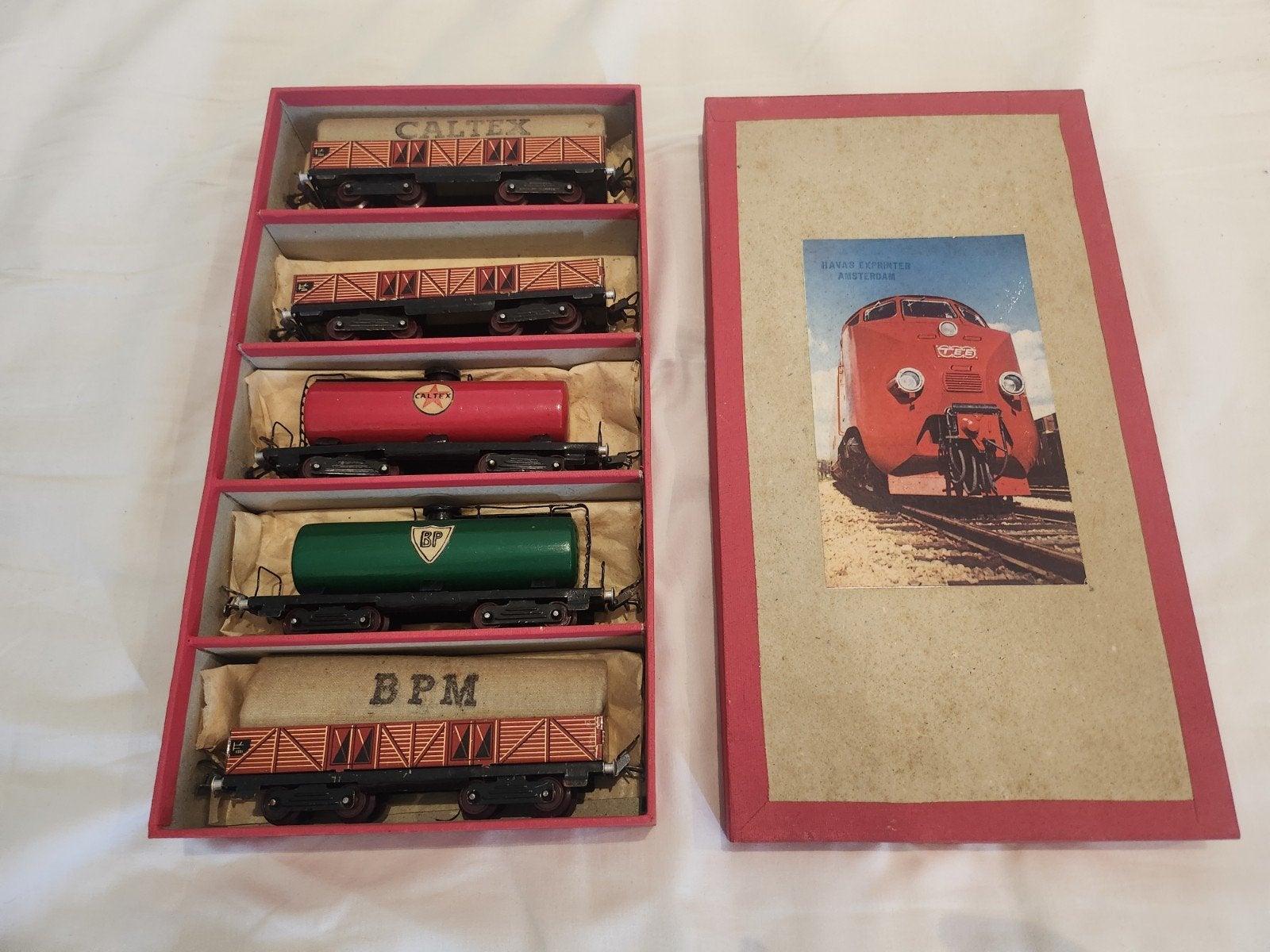 H0 Oude Blikken Treinset Wagons Distler, Ophalen of Verzenden, Gebruikt, Wagon, Overige merken