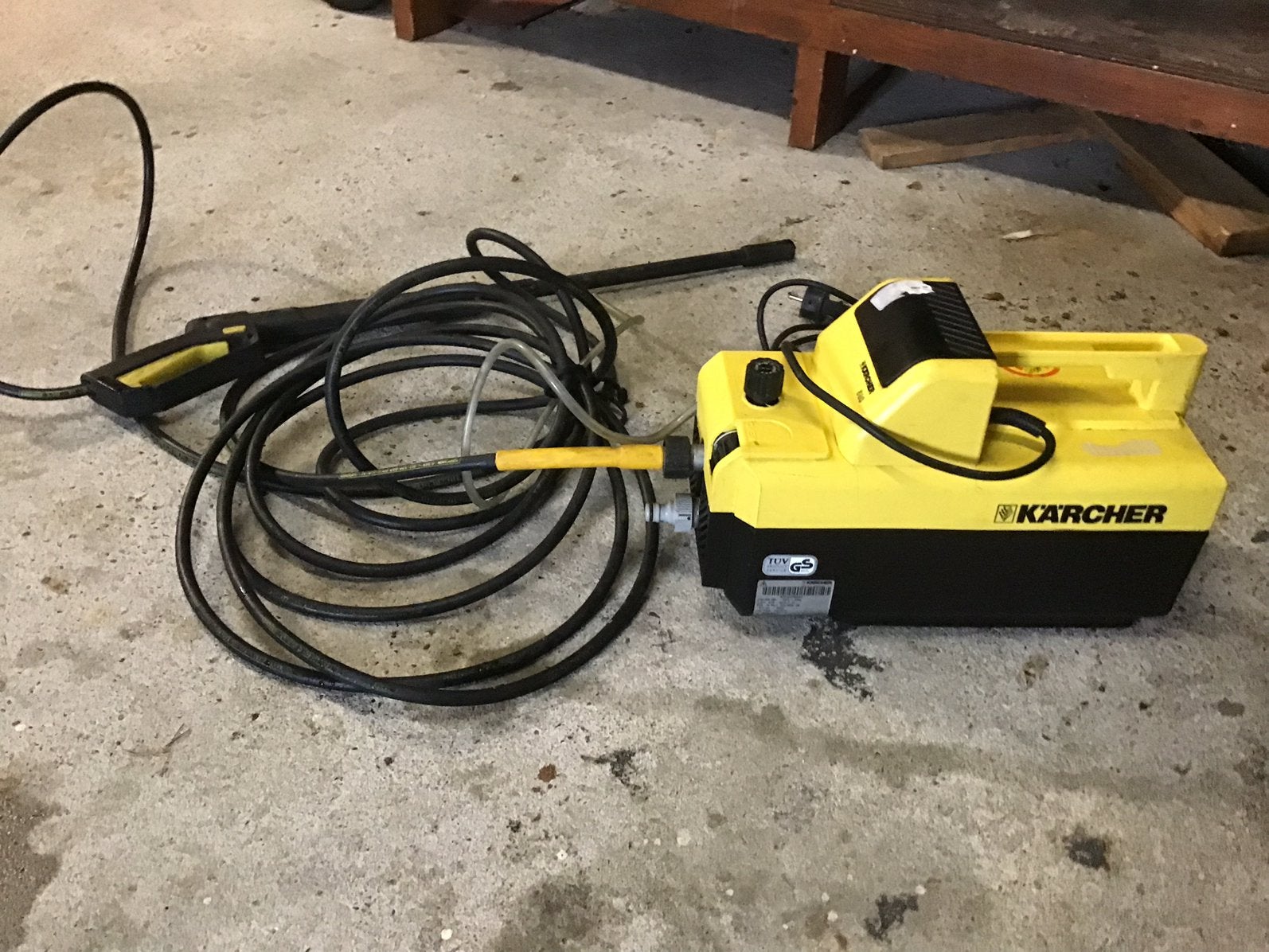 Hogedrukreiniger Kärcher 580., Ophalen of Verzenden, Gebruikt, Elektrisch
