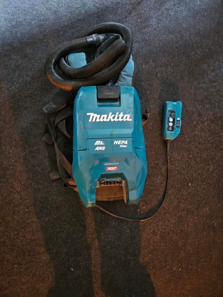 Makita Accu Rugstofzuiger DVC261Z - Krachtig en Draagbaar, Witgoed en Apparatuur, Stofzuigers, Ophalen of Verzenden, Gebruikt