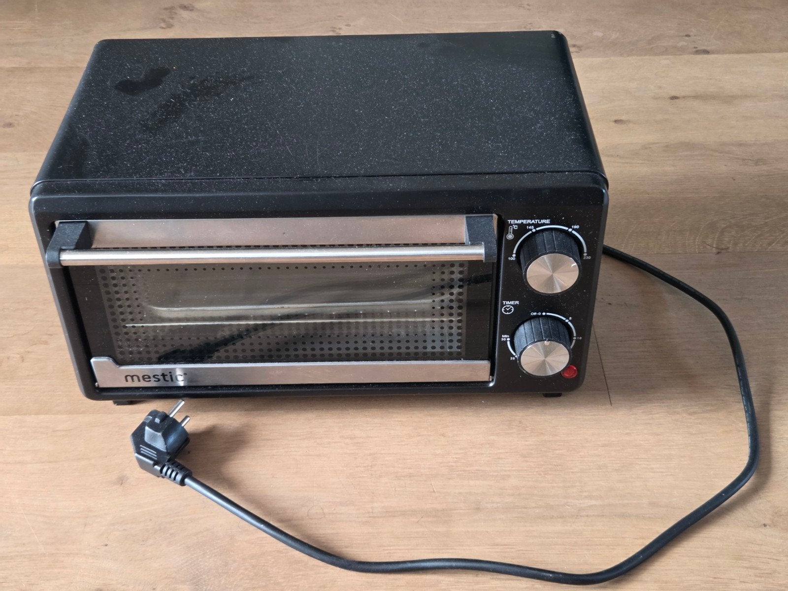 Compacte Mestic Mini-oven MO-80 - Ideaal voor kleine keukens, Ophalen of Verzenden, Gebruikt