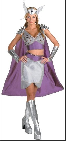 10 Delig Dames Viking Valkyrie outfit mt XS, Carnaval, Ophalen of Verzenden, Maat 34 (XS) of kleiner, Nieuw