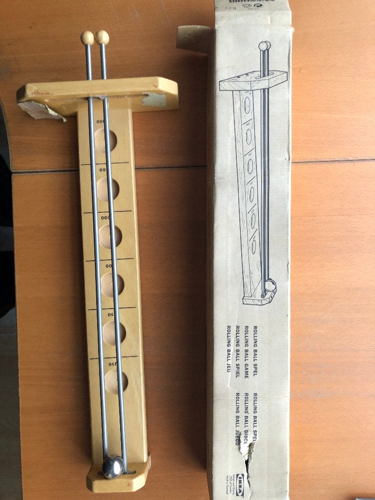 Ikea Rolling Ball Spel/Knikkerspel - Vintage met Verpakking, Ophalen of Verzenden, Zo goed als nieuw