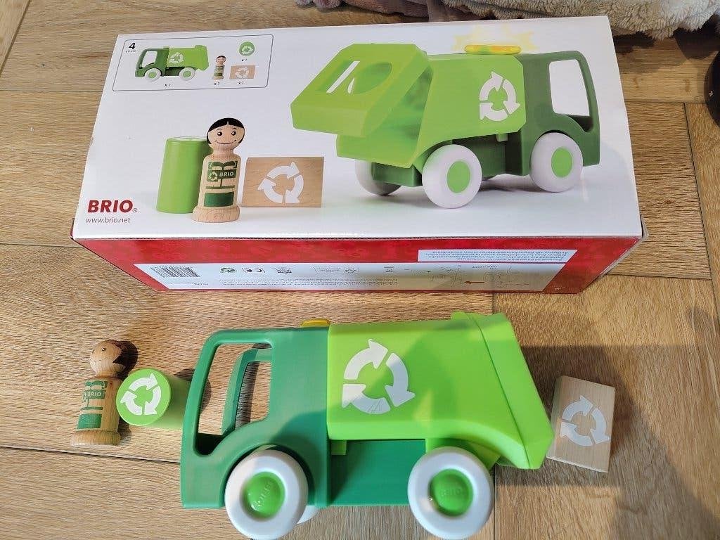 Brio 30278 Vuilniswagen, Ophalen of Verzenden, Gebruikt, Overige typen