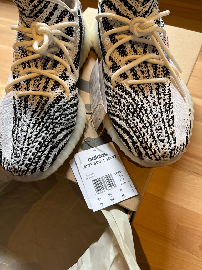 Adidas Yeezy Boost 350 V2 Zebra EU44/US10 (1 keer gedragen), Kleding | Heren, Schoenen, Ophalen, Nieuw, Wit, Sneakers of Gympen