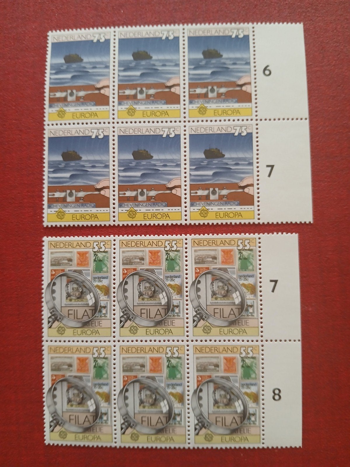 1979 Nederland 75 jaar Scheveningen Radio postzegels, Postzegels en Munten, Ophalen of Verzenden, Na 1940, Postfris