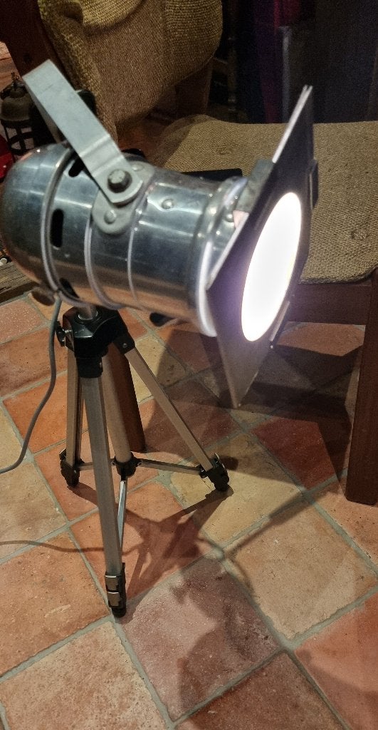 70's camera theater lamp vintage, Ophalen of Verzenden, Gebruikt