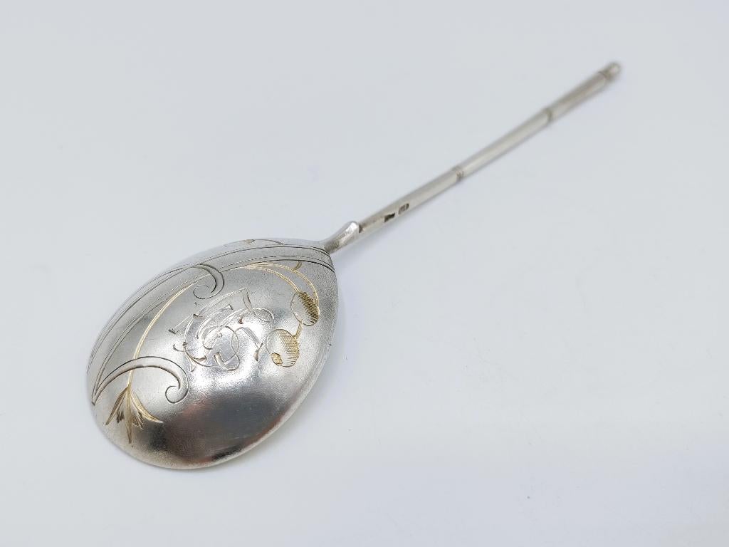 Zilveren lepel, Nikolay Pavlov, Moskou, ca. 1900, Verzenden