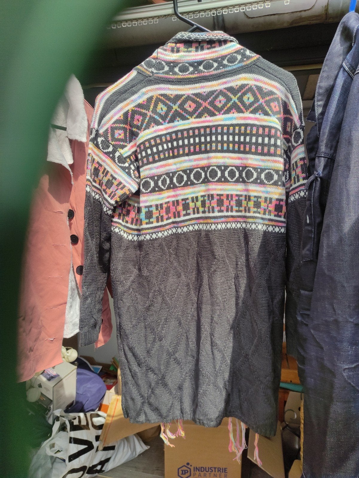 Zeer mooi gekleurd vest - Maat XL, Kleding | Dames, Ophalen of Verzenden, Gedragen, Maat 46/48 (XL) of groter, Meerkleurig