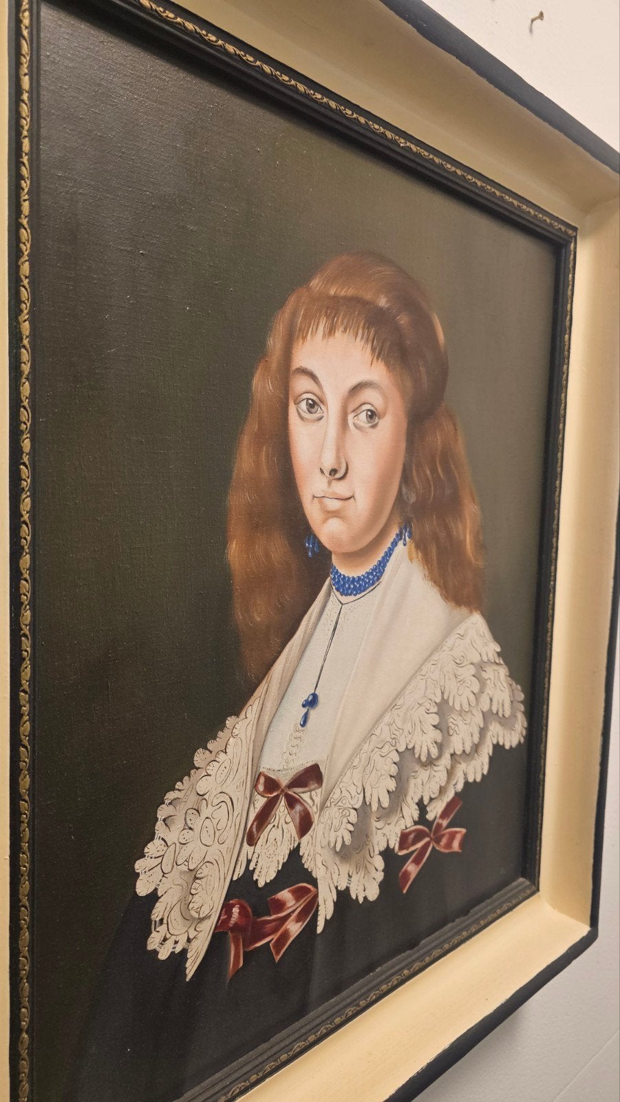 R. Kauffeld - Portret naar Johannes Verspronck (1987), Ophalen of Verzenden