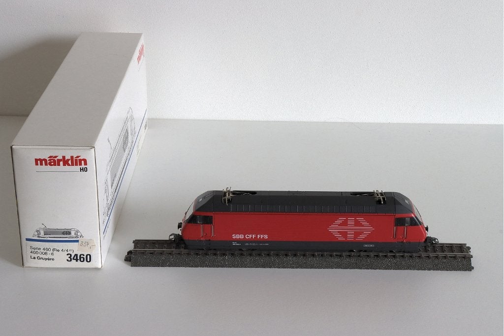 Märklin 3460 e-lok serie 460 re 4/4 der sbb digtaal ad, 6, Wisselstroom, Locomotief, Ophalen of Verzenden, Zo goed als nieuw
