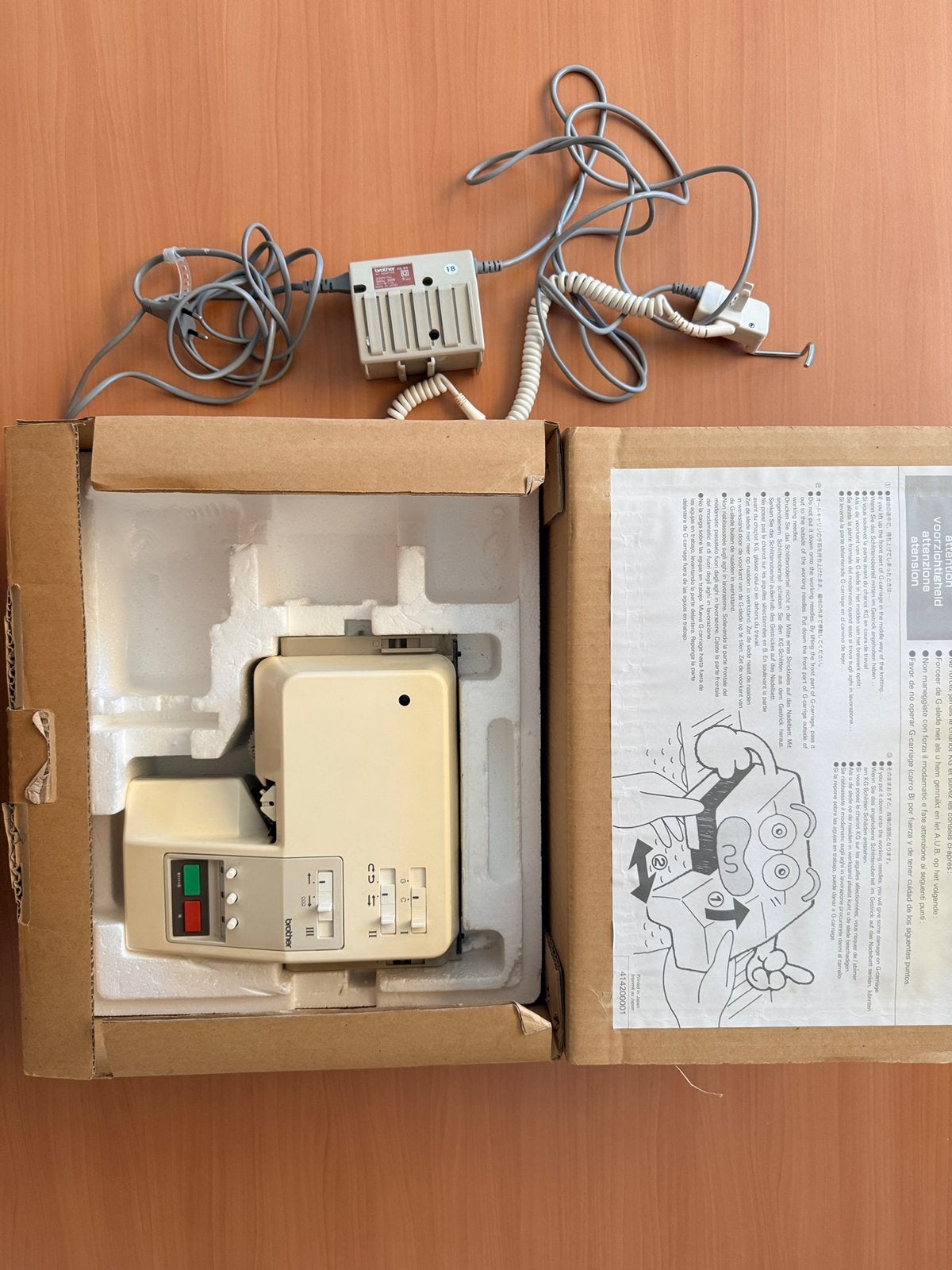 Brother KG89 breislede slak, Ophalen of Verzenden, Zo goed als nieuw, Breien, Machine
