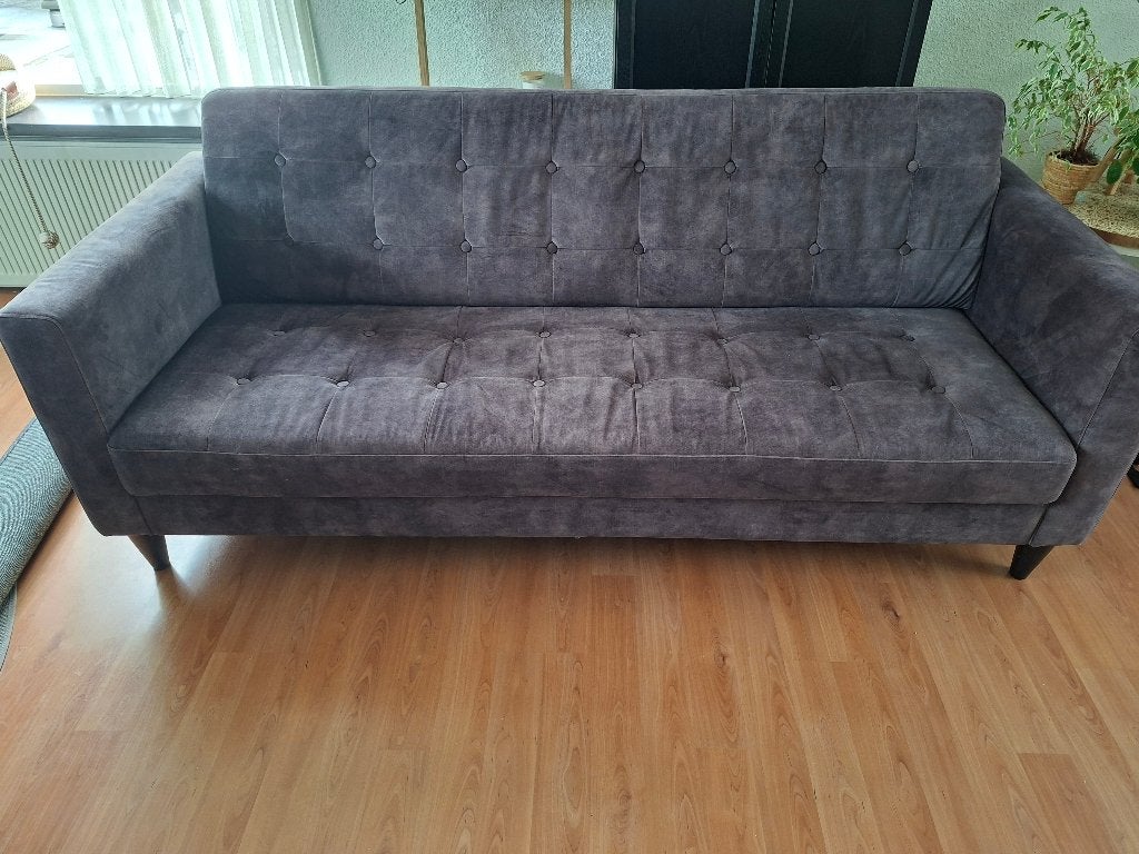 Bankstel, Huis en Inrichting, Ophalen, Gebruikt, Driepersoons, 75 tot 100 cm
