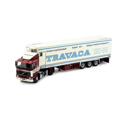 Tekno 83526 Volvo F16 4x2 Chereau reefer trailer Travaca, Hobby en Vrije tijd, Modelauto's | 1:50, Ophalen of Verzenden, Nieuw