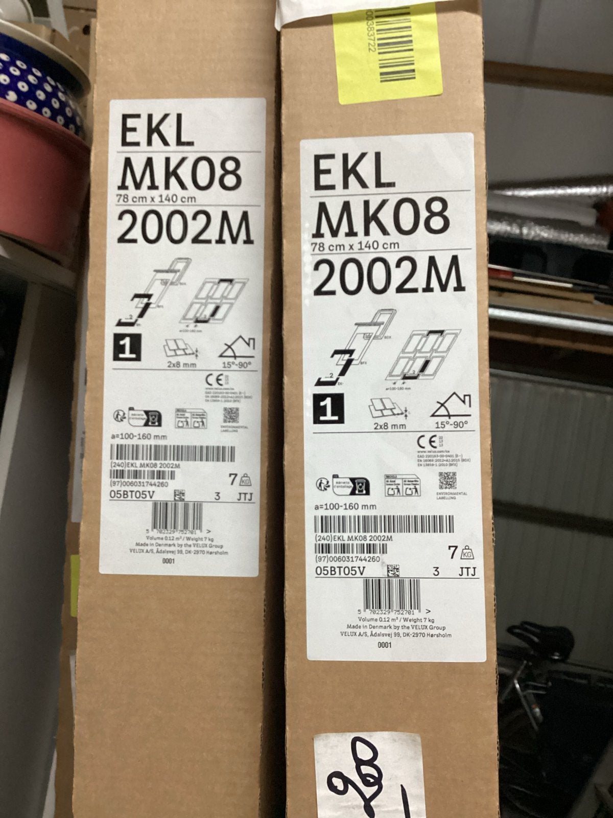 Velux gootstukken EKL MK08 2002M en 2021M - Nieuw, Ophalen, 80 tot 120 cm, 120 tot 160 cm, Nieuw