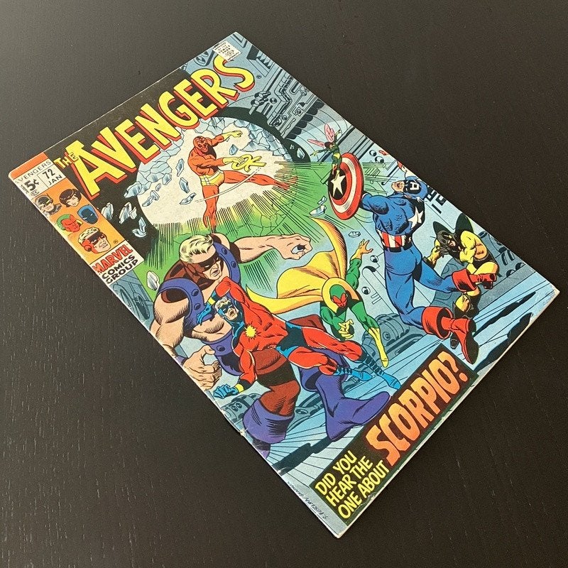 Avengers Vol.1 #72 (1970) FN+ (6.5), Amerika, Marvel Comics, Ophalen of Verzenden, Gelezen