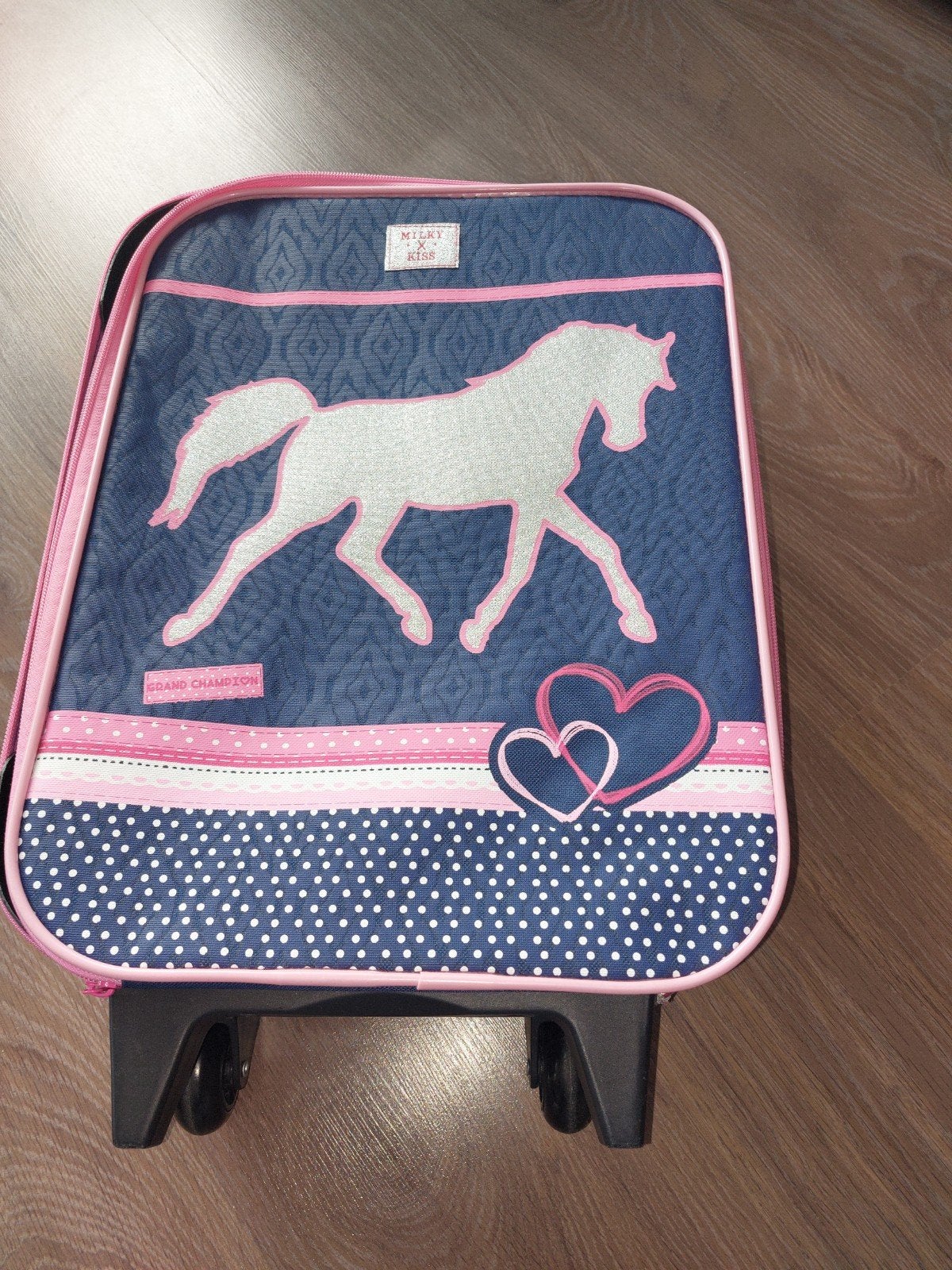 Kinder trolley koffer met paardenprint, Ophalen of Verzenden, Gebruikt
